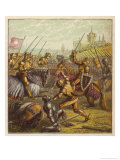 Buy Nobles of the Houses of York and Lancaster Battle at Tewkesbury at AllPosters.com