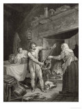 Buy King Alfred is Verbally Abused by the Neatherd's Wife for Letting Her Cakes Burn at AllPosters.com