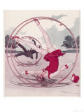 Buy Le Sourire Introduces the New American Sport of Roller Wheel at AllPosters.com
