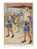 Buy The Emperor Walks Naked Through the Crowd of Citizens Under a Canopy Held up by Pages at AllPosters.com