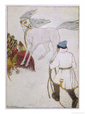 Buy The Horse Puts a Hoof on the Firebird's Wing Preventing It from Flying Away at AllPosters.com