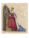 Buy Blanche de Castile Queen of Louis VIII at Her Prie-Dieu at AllPosters.com