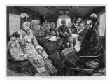 Buy Fine Mixture of Types Taking a Journey in a Paris Omnibus at AllPosters.com