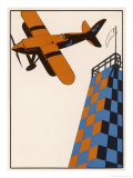 Buy Rounding a Pylon in the Course of a Closed-Circuit Air Race at AllPosters.com