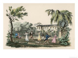 Buy Games of Diabolo Taking Place in the Garden of a Grand Country House at AllPosters.com
