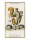 Buy This Month is Shown as a Man Holding Fruit Perhaps to Suggest Harvest Time at AllPosters.com