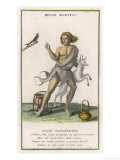 Buy This Month is Personified as a Man in Wolf Skin at AllPosters.com