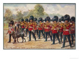 The Band of the Irish Guards March Through Hyde Park