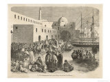 Pious Moslem Pilgrims in the Harbour at Algiers Make Their Way to the Vessels