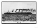Passenger Liner of the Cunard Line the Largest in the World at the Time of Her Launch