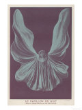 Loie Fuller (Mary Louise Fuller) American Dancer as le Papillon de Nuit at the Bouffes-Parisiens