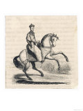 Genghis Khan (Variously Spelt) Mongol Conqueror on His Horse
