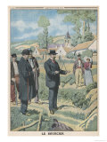 Buy Near Paris a Congress of Experimental Psychology Holds a Successful Demonstration of Dowsing at AllPosters.com