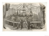 Hawkins Invities Scientists to Dine Inside His Iguanodon Model