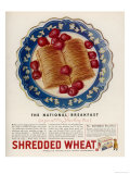 Buy Advertisement for Shredded Wheat Promoting It as the National Breakfast at AllPosters.com