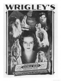 Buy Wrigley's Double Mint Chewing Gum Advertised as a Beauty Aid at AllPosters.com