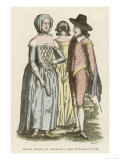 Buy An English Man and Two Women of the Mid-17th Century at AllPosters.com