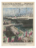 20000 Italian Peasants Land at Tripoli to Embark