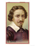 Buy Zacharias Janssen or Jansen or Zansz Dutch Spectacle Maker Who Invented the Compound Microscope at AllPosters.com