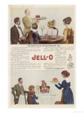 Buy The Butler Serves and the Housewife Too for the Charm of the Jell-O Dessert is Felt in Every Home at AllPosters.com