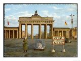 Buy Berlin Divided: The Brandenburg Gate Stands Isolated Between East and West Berlin at AllPosters.com