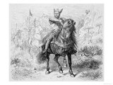 El Cid Alias Rodrigo Diaz de Vivar Spanish Hero on His Horse