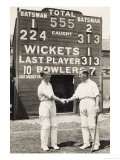 Herbert Sutcliffe and Percy Holmes Score a Record Opening Partnership of 555 Giclee Print