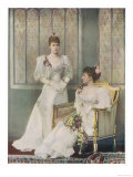 Princess Victoria Daughter of Edward VII with Her Younger Sister Maud in 1901