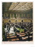 An Interior View of the House of Representatives Washington Dc