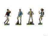 Buy Four Early Football Players in Various Postures at AllPosters.com