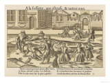 Buy Old French Ball Games Fossette and le Jeu de Croce a Kind of Hockey Game at AllPosters.com
