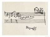 Buy Cadenza, with Mozarts Signature at AllPosters.com