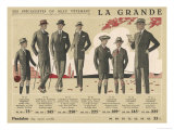 Buy Selection of Single-Breasted Suits with Patch Pockets Trousers with Turn-Ups and Spats at AllPosters.com