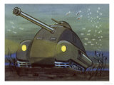 Buy Amphibious Tank Capable of Operating Underwater at AllPosters.com