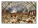 Going North for the Holidays from St. Pancras Station Midland Railway