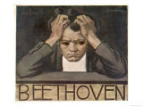 Buy Ludwig Van Beethoven Beethoven Struggles with His Inner Demons as He Composes His 9th Symphony at AllPosters.com
