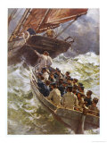 Buy Torpedoed Sailors Picked up by a Brixham Fishing-Boat at AllPosters.com