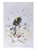 Buy Performing Dog Collects Presents Thrown into the Circus Ring at AllPosters.com