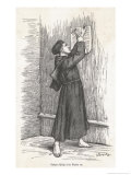 Buy He Nails up His 95 Theses or Propositions Attacking the Church's Traffic in Indulgences at AllPosters.com