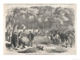 Buy The Last Days of the Confederacy: Jefferson Davis Signs Acts of Government by the Roadside at AllPosters.com