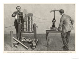 Electric Current Produced by a Conductor Revolving in the Field of an Electro-Magnet
