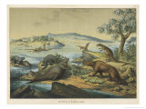 Buy Animals and Plants of the Post-Jurassic Era in Southern England at AllPosters.com