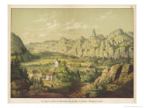 Sandstone Formation: Circle of Rocks at Dittersbach in Bohemian Switzerland Giclee Print