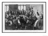 Buy Charles Stewart Parnell is Re- Elected as Leader of the Irish Party in Committee Room 15 at AllPosters.com