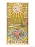 Buy Tarot: 18 La Lune, The Moon at AllPosters.com
