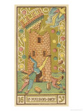 Buy Tarot: 16 La Maison Dieu, The Tower at AllPosters.com