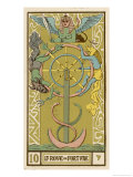 Buy Tarot: 10 La Roue de Fortune, The Wheel of Fortune at AllPosters.com