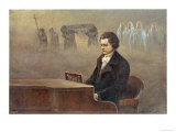 Buy Ludwig Van Beethoven While Sitting at His Piano Beethoven Contemplates His Vision of Death at AllPosters.com