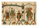 Bayeux Tapestry: Harold is Crowned King of England