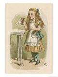 Buy Alice Holds the Bottle Which Says "Drink Me" on the Label at AllPosters.com